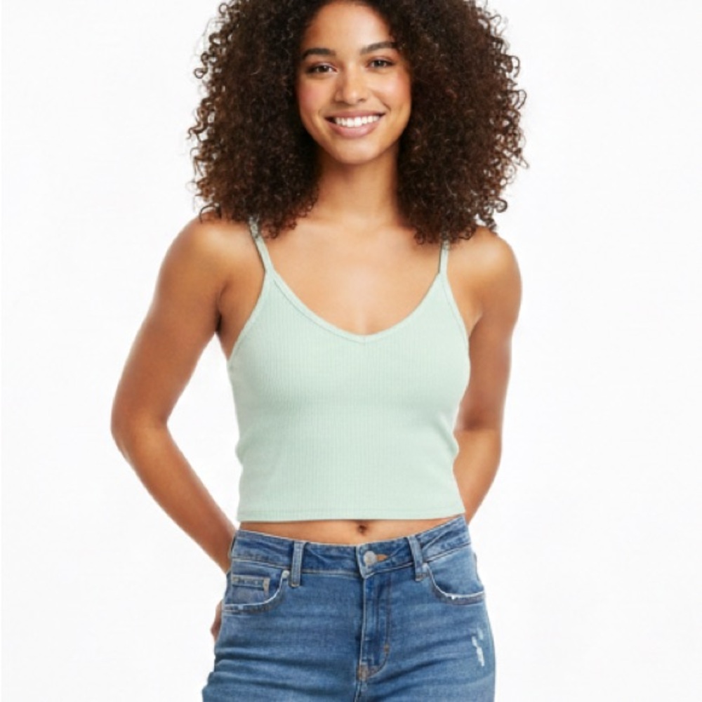 PINK Victoria's Secret Light Green Camisole